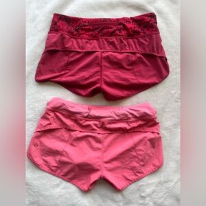 Lululemon Athletica Speed Shorts 2.5”